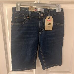NWT Boys Levi’s 511 Slim Cut-Off Shorts Size 12 Regular (Waist 26)